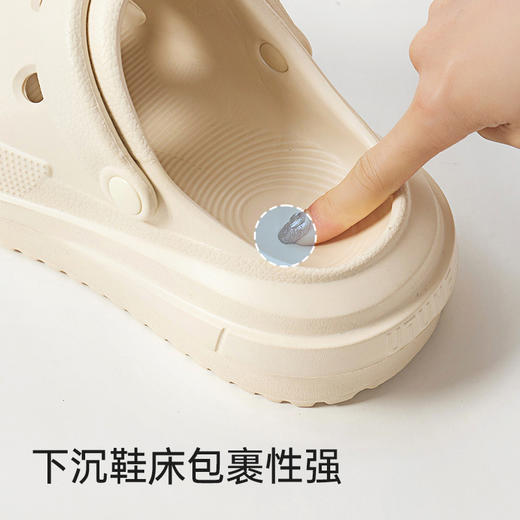 【代发】【不适配鞋花】 优调凉拖鞋 奶酪洞洞鞋 男女款春夏休闲鞋（男款无小码 女款无大码 ） 商品图4