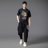 PINLI品立2025夏季新款男士唐老鸭烫画烫钻圆领短袖T恤潮牌上衣BG252111034 商品缩略图2