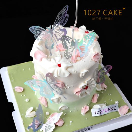 1027CAKE |    浪漫蝴蝶蛋糕  春日小清晰 商品图2