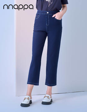 超细滑八分牛仔直筒裤PA29369