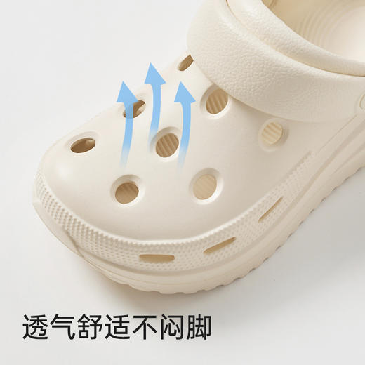 【代发】【不适配鞋花】 优调凉拖鞋 奶酪洞洞鞋 男女款春夏休闲鞋（男款无小码 女款无大码 ） 商品图2
