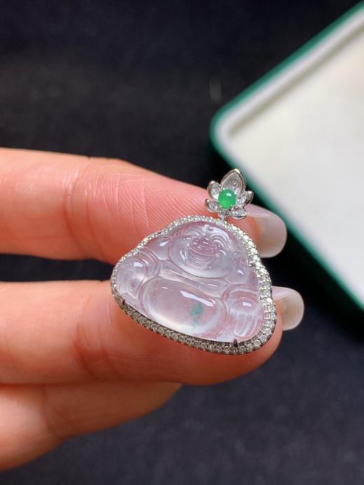 佛公翡翠吊坠 商品图1