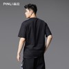 PINLI品立2025夏季新款男士唐老鸭烫画烫钻圆领短袖T恤潮牌上衣BG252111034 商品缩略图3
