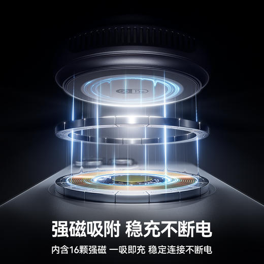 倍思 EnerFill满电 FS41 TEC散热三合一磁吸无线充电支架 Qi2 22.5W 商品图4