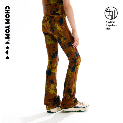 【弹跳皮】乐训扎染运动喇叭裤 chopiyopi 商品图4