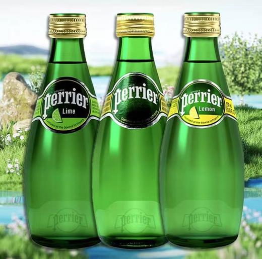 法国进口巴黎水原味玻璃瓶 330ml*24 商品图2