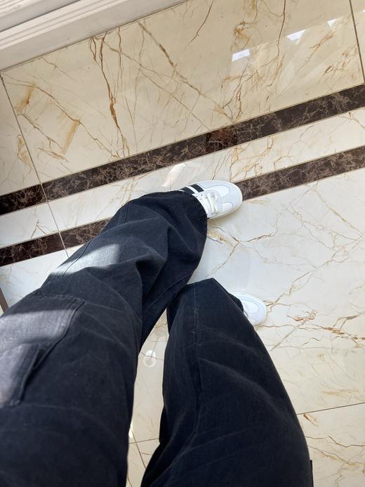 323-4  减龄时髦 moco重工重磅 工装风 背带牛仔裤 俺穿L 商品图13