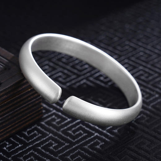 子佩集S999银【荷塘潋滟】手工纯银手镯原创设计【55021247】2503 商品图2