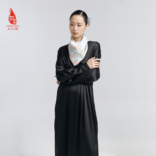 SAINTJOY/上久楷 真丝方巾 幽兰丝蕴  FJS24017 商品图3