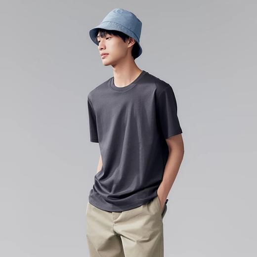 【YW】无忧购韩版百搭休闲230g纯棉正肩短袖T恤8013（截单后7天发货) 商品图2