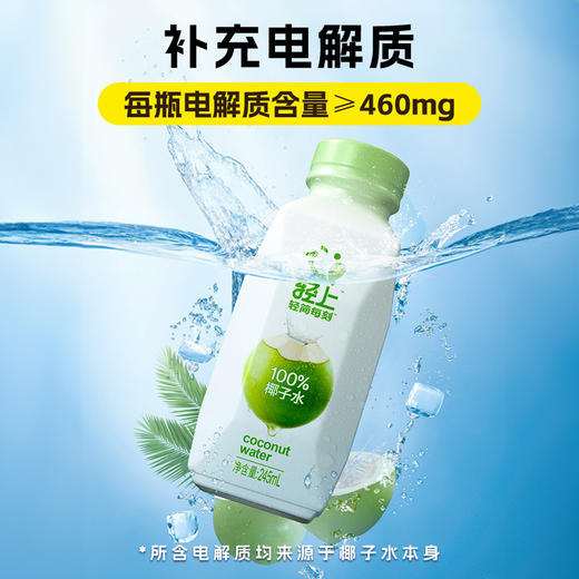 【含电解质 0添加蔗糖】原味100%椰子水源自泰国245ml*10瓶（注：其他口味加了浓缩果汁） 商品图2