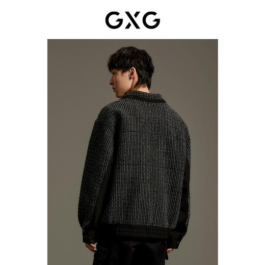 GXG男装 时尚小香风夹克外套 秋季热卖夹克 GEX12113013 商品图3