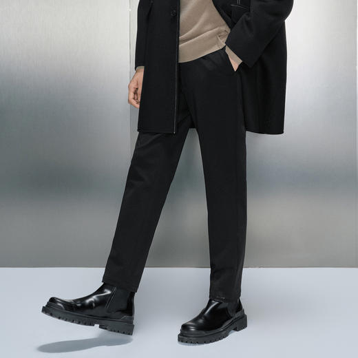 GXG男装 黑色通勤修身小脚长裤 冬季热卖GEX10226904 商品图2