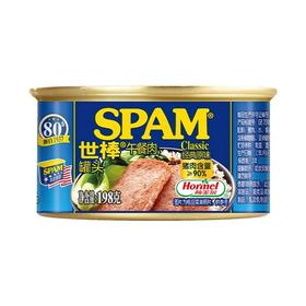 世棒198g经典午餐肉罐头
