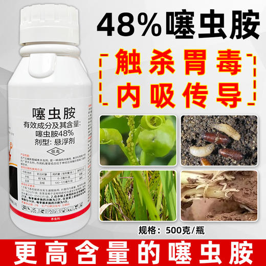 正品48%噻虫胺升级版杀虫剂水稻大田除稻飞虱韭菜除蛆专用杀虫剂 商品图2