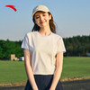 【M/L/XL/2XL断码】安踏冰丝T丨短款休闲正肩短袖女夏季学院风网球圆领t恤162527174 商品缩略图0
