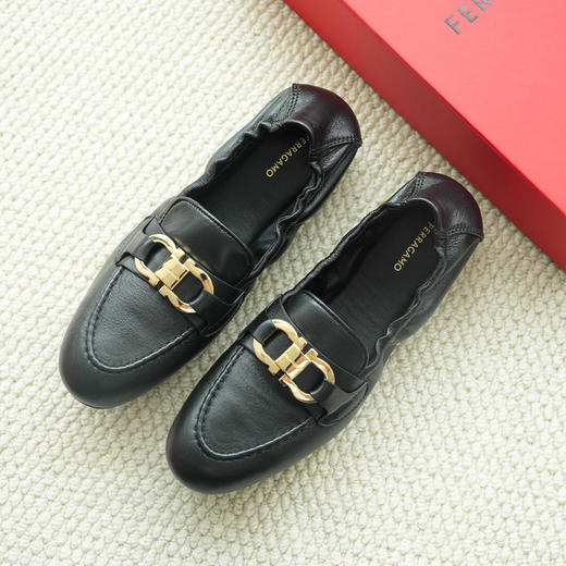 【3月25日 下午14:00 秒杀】菲拉 内里进口羊皮 原版定制混种羊皮 弹力 芭蕾 乐福鞋 商品图6