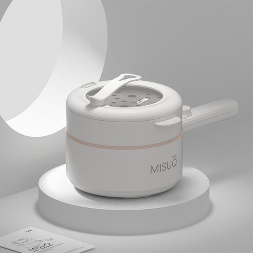 都市太太米思奇电煮锅宿舍学生多功能家用电炒一体电热火锅小型煮面小电锅_白色 商品图1