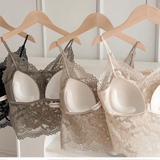 法式桑蚕丝蕾丝内衣｜轻薄聚拢又透气 杯罩一体 舒适面料无痕下摆 低调素雅好搭配 多色可选 商品图7