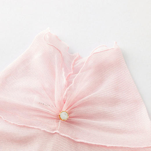 雀说 80克网眼真丝假领子女薄款纯色百搭桑蚕丝防晒领子1019 商品图6