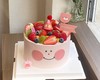 【优品系列】--【粉色水果笑脸】女士水果生日蛋糕 商品缩略图0