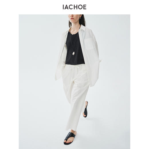 棉仓3621518019-IACHOE八分休闲裤全棉 商品图0