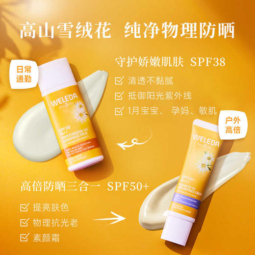 【保税仓】WELEDA维蕾德保湿紫外线防晒乳液60ml 商品图1