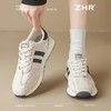 ZHR则则真皮拼接休闲鞋轻便耐磨女鞋春季新款ins百搭老爹鞋运动鞋 商品缩略图6
