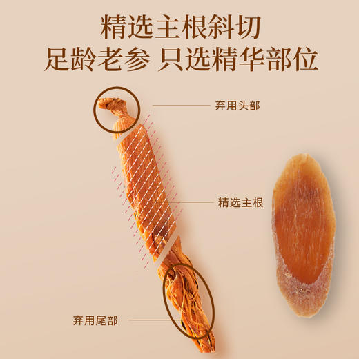 茯济堂 红参片礼盒120g 长白山人参片滋补营养品送长辈父母节日礼品 商品图1