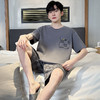 新款夏季男士睡衣短袖短裤家居服套装薄款透气简约休闲居家可外穿2025新款夏季睡衣 商品缩略图1