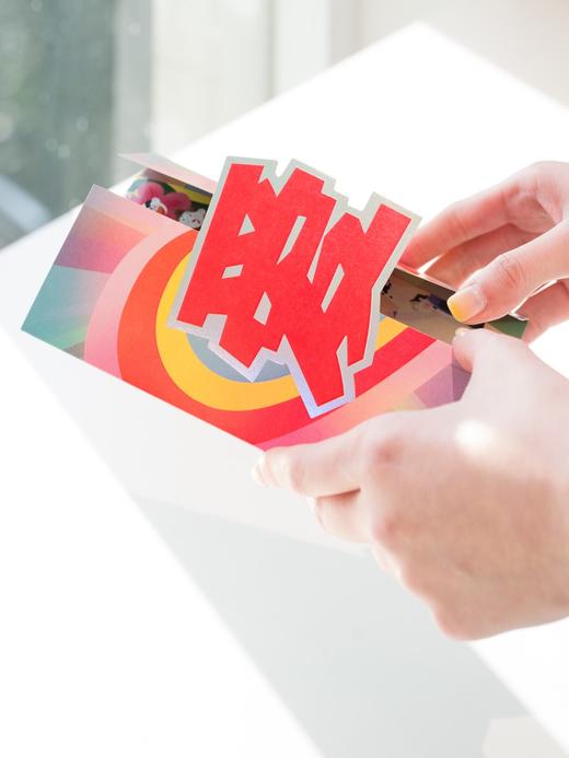 打开自己！原来是你活在爱里面！镜面贺卡 商品图3