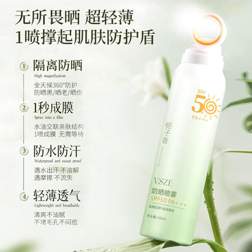 【买2送1❗SPF50+防晒喷雾】1秒成膜，美白防晒，轻薄肤感护肤养肤，全身防水防汗防紫外线学生军训防晒乳QQ 商品图3