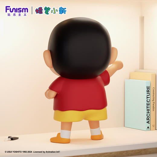 玩乐主义 大尺寸蜡笔小新鳄鱼山先生手办摆件周边公仔玩具 商品图3