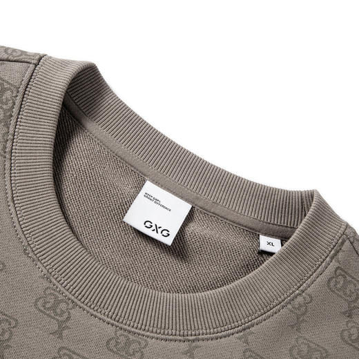 GXG男装 满身印花圆领卫衣 冬季热卖时尚卫衣GEX13126574 商品图2