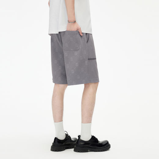 GXG男装 百搭满印抽绳休闲短裤    夏季热卖#爆款休闲短裤G24D222036 商品图2