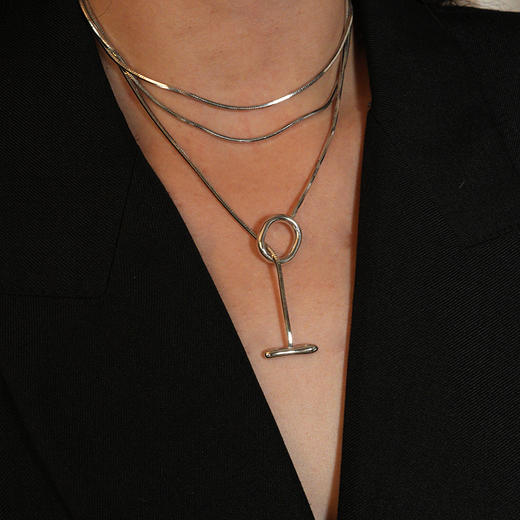 Garden of Eden 伊甸园系列 | 藤蔓圆环蛇骨链 商品图4