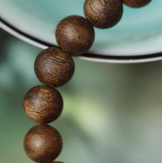 【青山特惠】8mm 23颗 绿棋楠【思芬】沉香手串 c48 商品图4