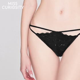 3条98元好奇蜜斯蕾丝性感三角内裤女舒适抗菌纯棉裆25夏纯欲透气  阿黛