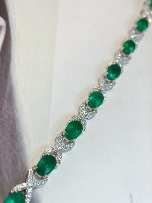 5.84ct刻面祖母绿手链 商品图1