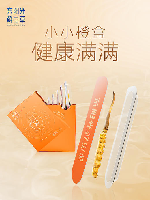 【小橙盒 】东阳光冬虫夏草 冻干鲜虫草7根装 天赐的声音同款 商品图1