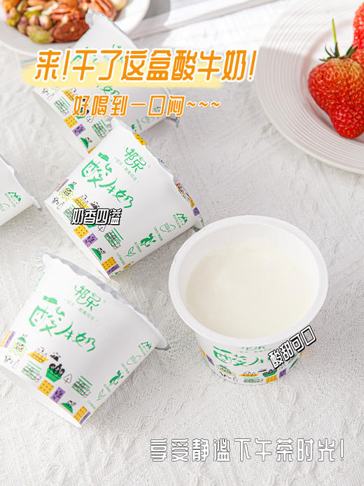【分仓直发包邮】祁乐酸牛奶（风味发酵乳）10杯（150g/杯） 商品图2