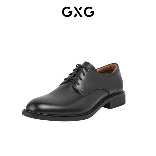 GXG男鞋皮鞋男正装商务牛津鞋新郎结婚鞋皮底 商品图1
