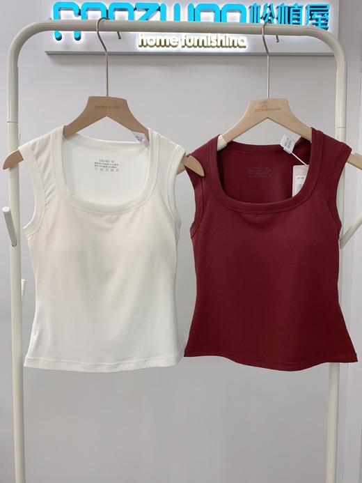 2025春新款- 松植屋加宽肩带遮副乳背心-自带胸垫无痕贴身托胸聚拢 宽肩带设计，防溜肩无束缚，稳定防滑 商品图5