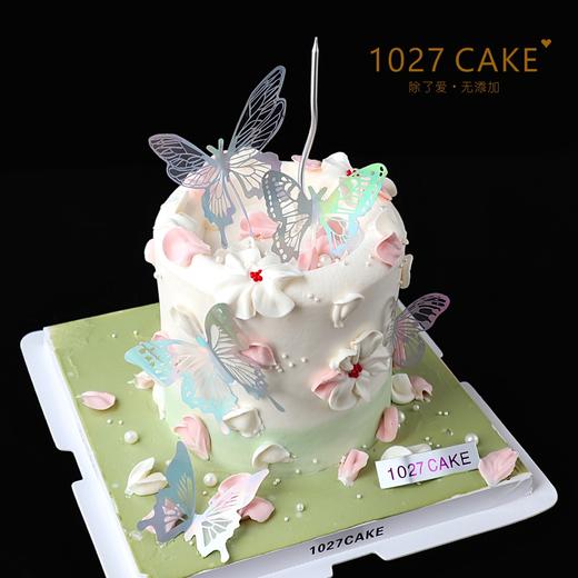 1027CAKE |    浪漫蝴蝶蛋糕  春日小清晰 商品图1