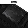 GXG男装 黑色直筒牛仔裤弹力休闲长裤 24年夏G24X052007 商品缩略图3