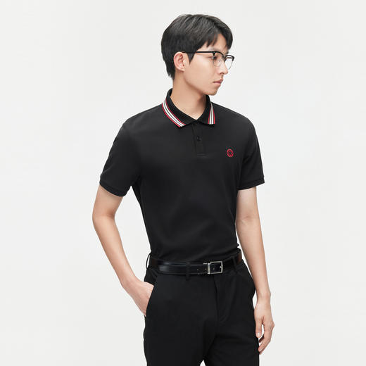 GXG男装 多色polo衫拼色透气2024夏季热卖#G24D242034 商品图2