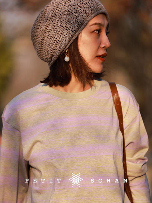 PETIT SCHAN小闪 #082 idealism 唯心主义 棉麻镂空针织堆堆帽 商品图10