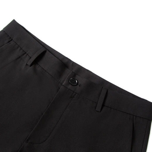 GXG男装 黑色百搭简约休闲直筒长裤2024夏季热卖爆款休闲裤#G24D022034 商品图5