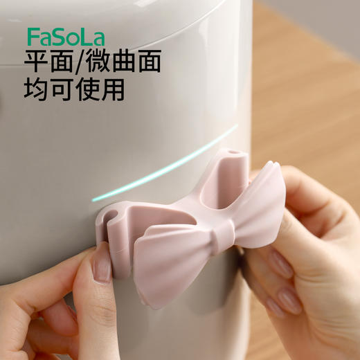 FaSoLa蝴蝶型绕线器手机充电线数据线整理神器走线固定器收纳束绕线器 商品图4