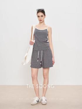 THESOONG|’夏威夷万能搭进口‘汉麻混纺交织面膜休闲套装HBBX4131/HBKZ4129